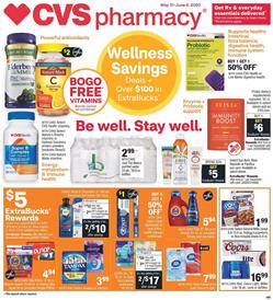 CVS Weekly Ad Wellness Savings May 31 - Jun 6, 2020