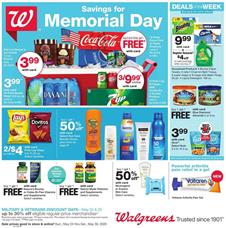 Walgreens Memorial Day Sale May 24 - 30, 2020