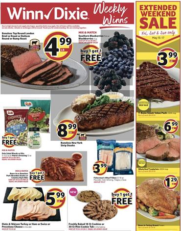 Winn Dixie Weekly Ad Preview May 13 19 2020