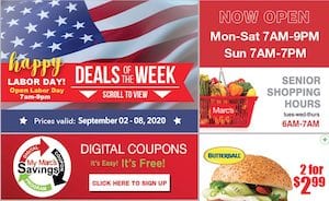 Marc's Weekly Ad Labor Day Sale Sep 2 - 8, 2020