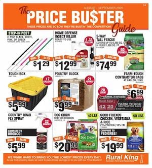 Rural King Ad Price Busters October 2020