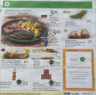 Publix Weekly Ad Oct 14 - 20, 2020