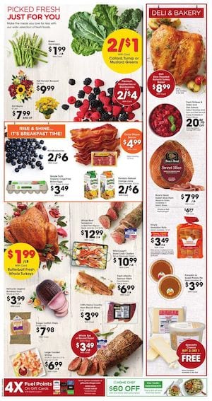 Kroger Weekly Ad Thanksgiving Nov 18 - 26, 2020