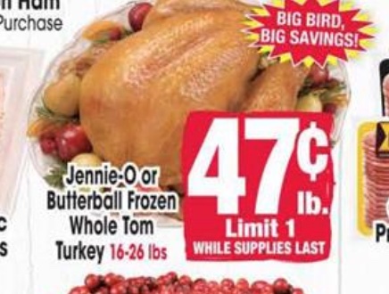 Jewel-Osco Christmas Turkey Deal 2020