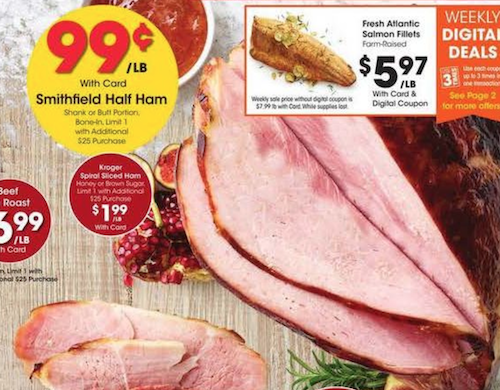 Kroger Christmas Ham Deal 2020