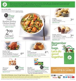 Publix Weekly Ad Jan 5 - 11, 2022