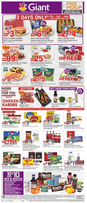 Giant Weekly Ad Jul 22 - 28, 2022