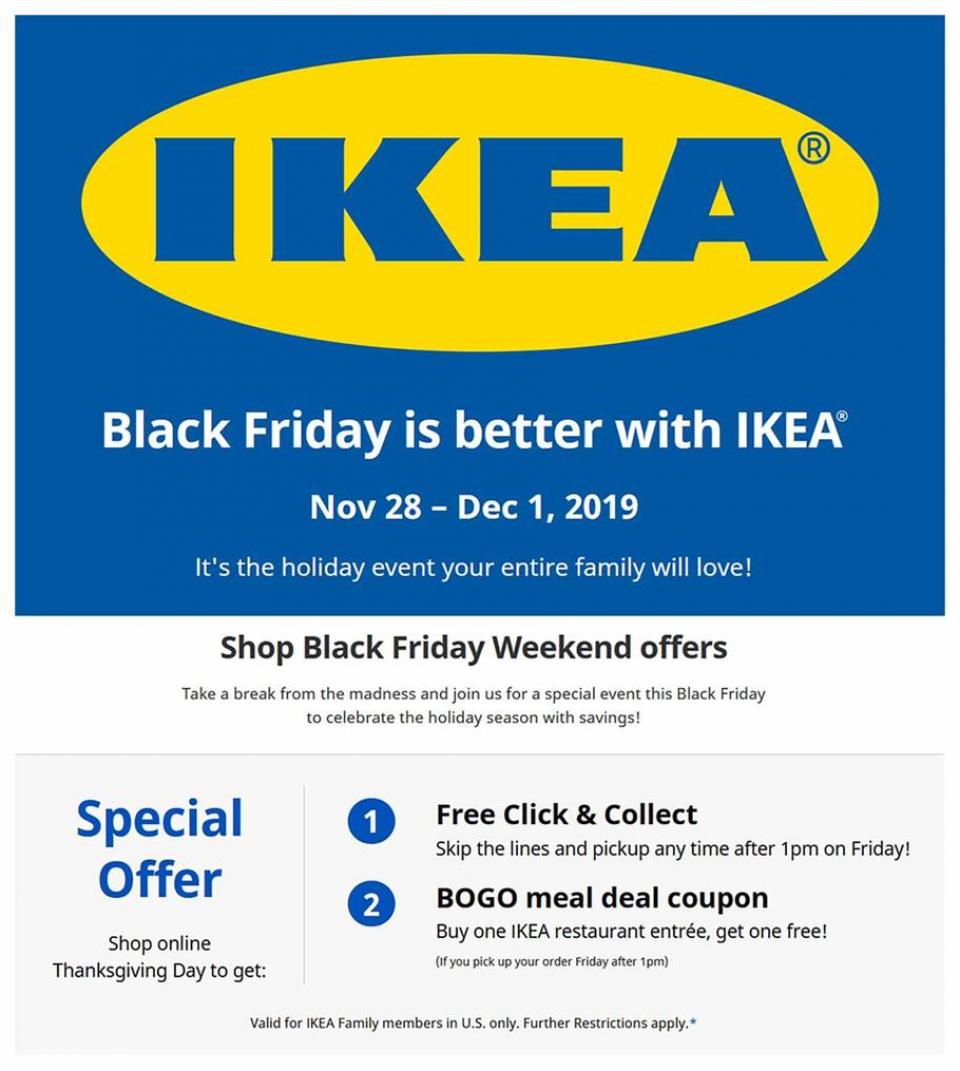 Ikea black friday ad
