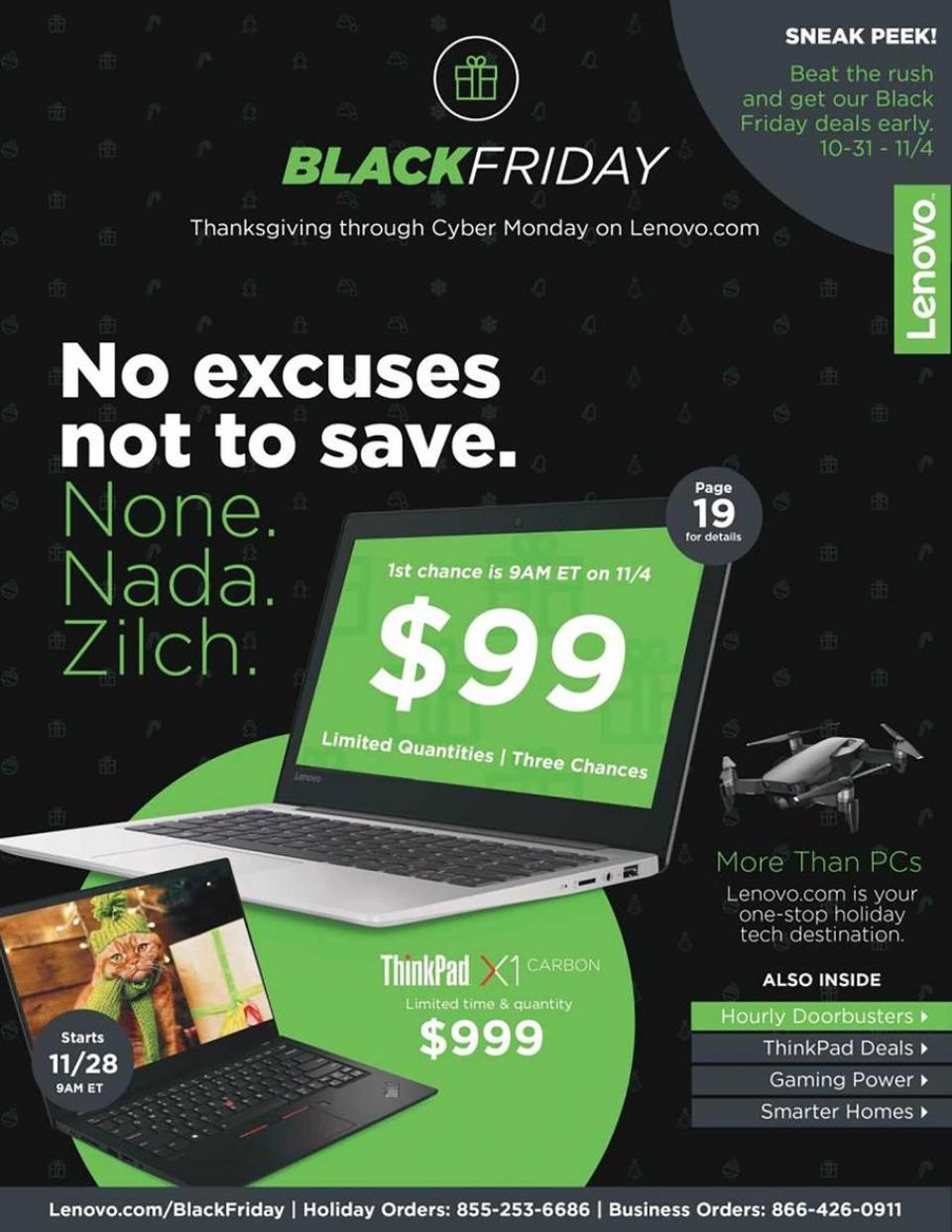 Lenovo black friday ad