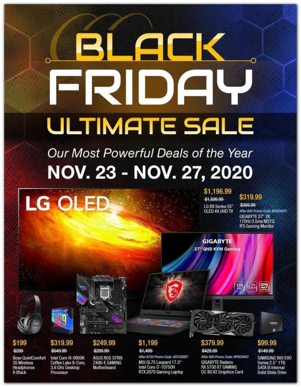 Newegg Black Friday Ad 2020 Ultimate Sale - WeeklyAds2 - When To Black Friday Deals End