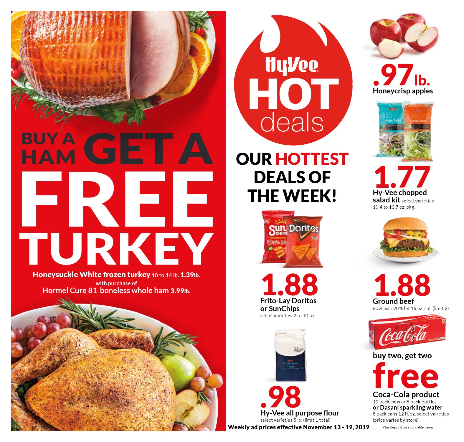 Organic food, party foods, fresh meat, and more products of Hyvee Weekly Ad Nov 13 - ...