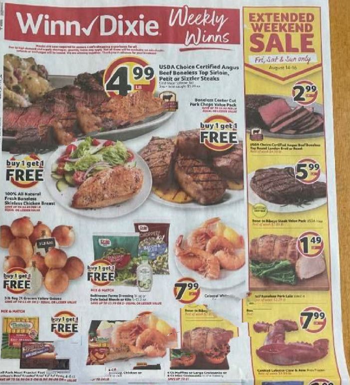 Winn Dixie Ad